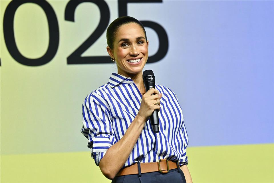 Herzogin Meghan empfängt Gäste auf eine bestimmte Weise. (Archivbild)Evan Agostini/Invision/AP/dpa