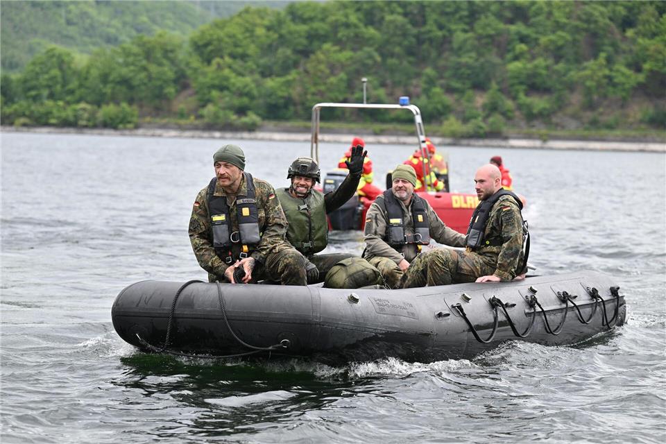Hessen ist einer der Orte, wo Soldaten für Einsatze üben. Swen Pförtner/dpa