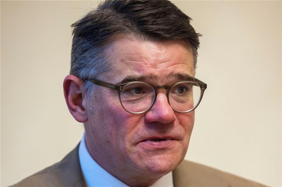 Hessens Regierungschef Boris Rhein (CDU) will 2026 in die USA fliegen.Helmut Fricke/dpa