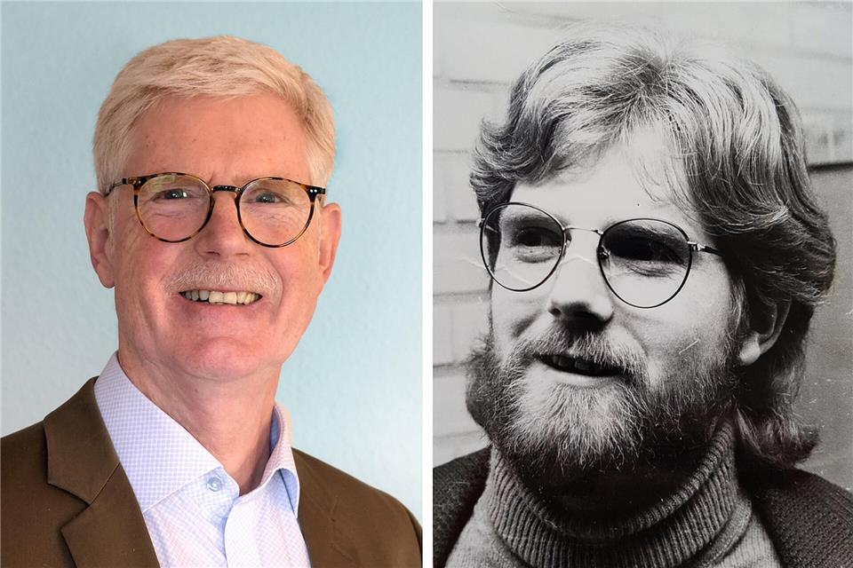 Heute und damals: Gerhard Ludwig studierte in den 1980er-Jahren (r.) unter anderem Politikwissenschaften in Duisburg und zog anschließend nach Borken.