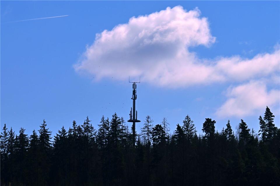 Hier gibt es Handynetz - anderswo fehlen hingegen noch Mobilfunkmasten im Wald, an Wiesen oder an Bauernhöfen. (Symbolbild)Martin Schutt/dpa