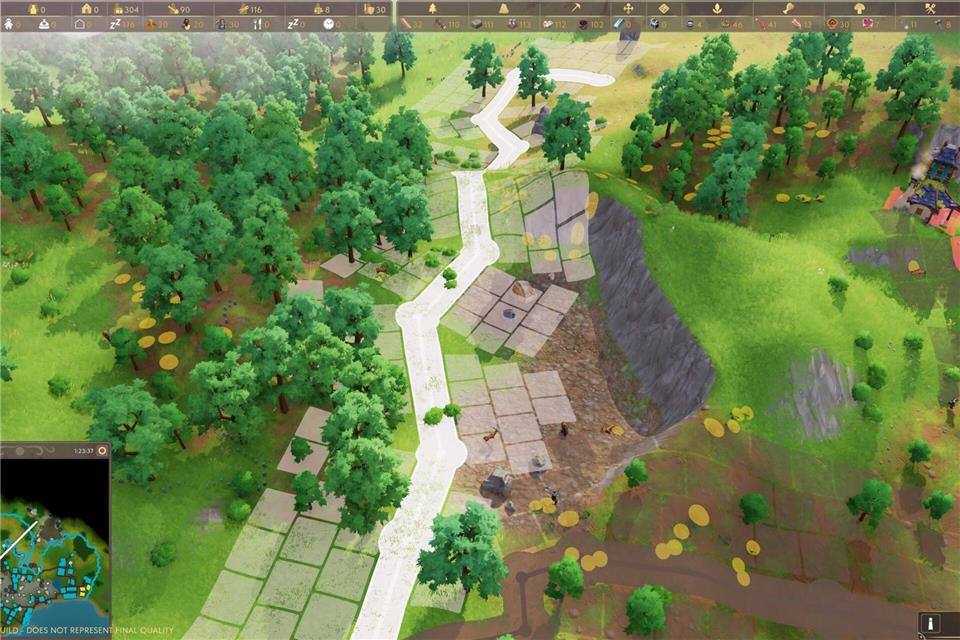 Hier wird gebaut: Neue Gebäude sind zusammen mit Rohstoffen die Basis des Spiels.-/Envision Entertainment/dpa-tmn