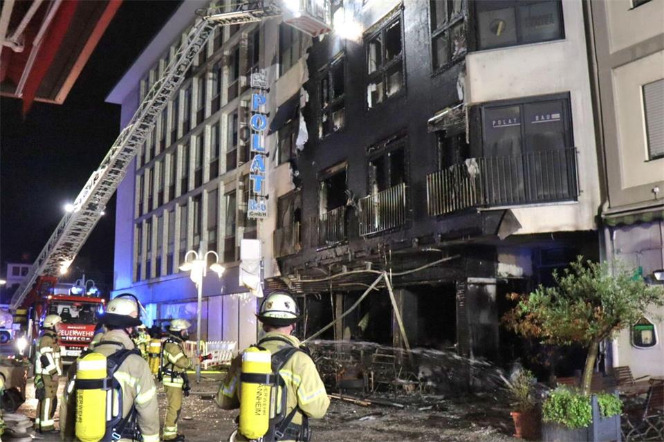 Hinter dem Brand in einer Shisha-Bar in der Mannheimer Innenstadt im April vermuten die Ermittlungsbehörden die kriminelle Organisation „Daltons“. (Archivbild)René Priebe/PR-Video/dpa