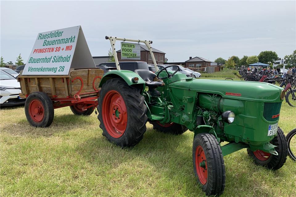 Historische Landmaschinen werden auf dem Bauernmarkt zu sehen sein.