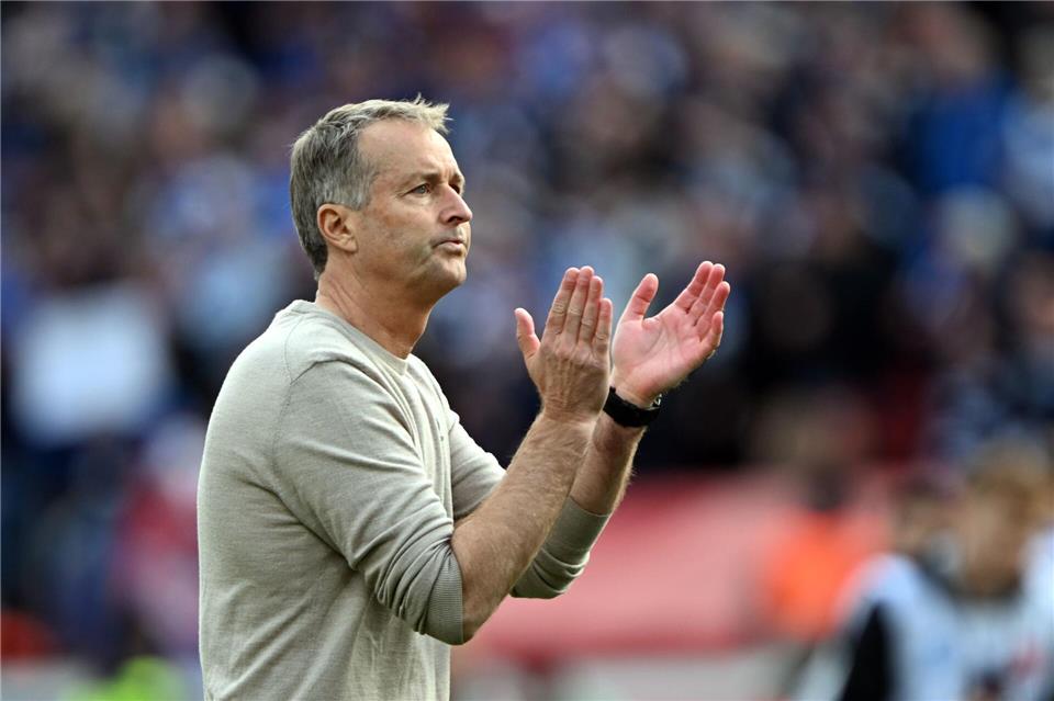 Hjulmand soll nicht länger Trainer in Leverkusen sein. (Archivbild)Federico Gambarini/dpa
