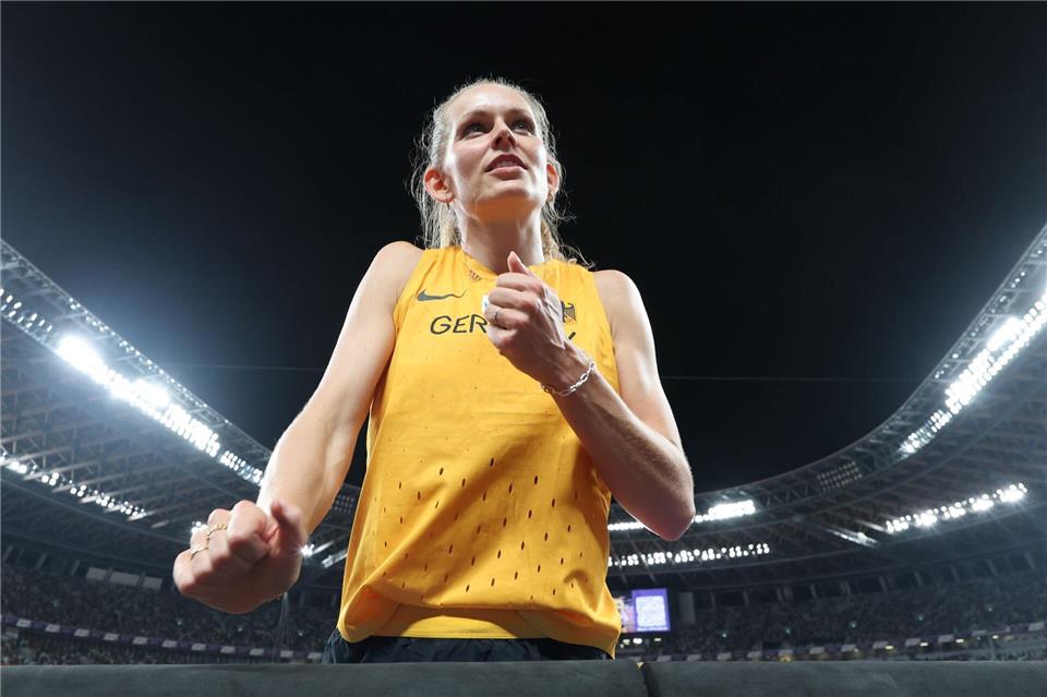 Hochspringerin Christina Honsel schaffte den Einzug ins WM-FinaleOliver Weiken/dpa