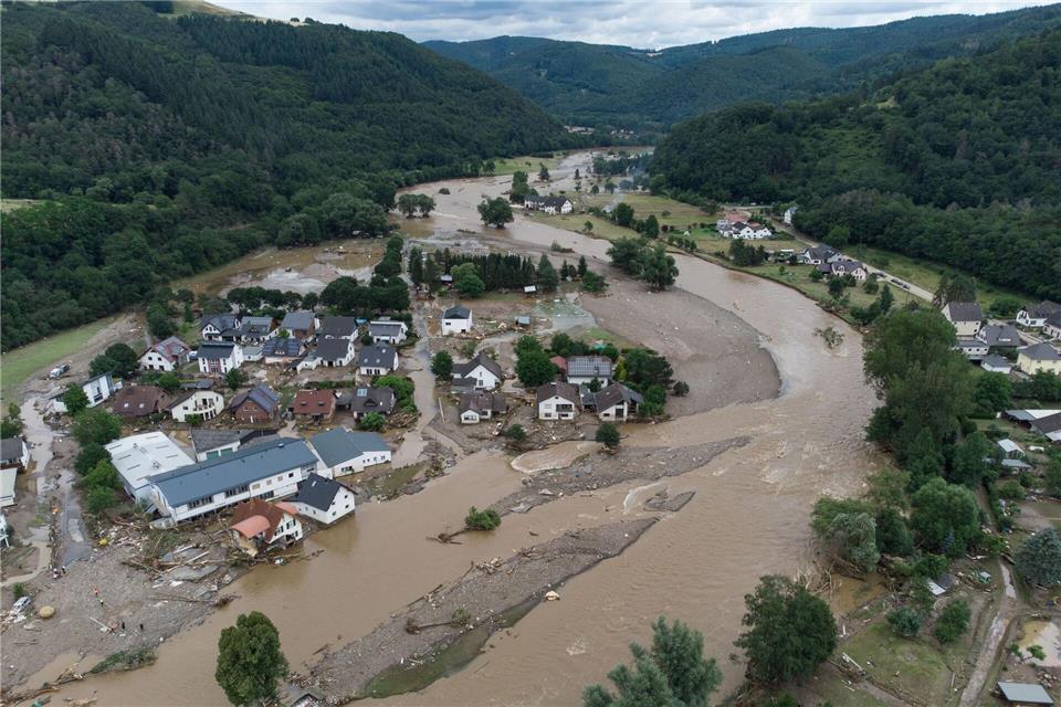 Hochwasserkatastrophen wie im Ahrtal soll in Zukunft bestmöglich entgegengewirkt werden. (Archivbild)Boris Roessler/dpa
