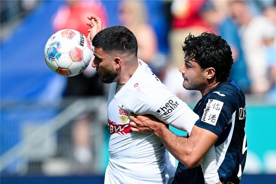 Hoffenheim und Stuttgart kämpfen um die Königsklasse.Uwe Anspach/dpa