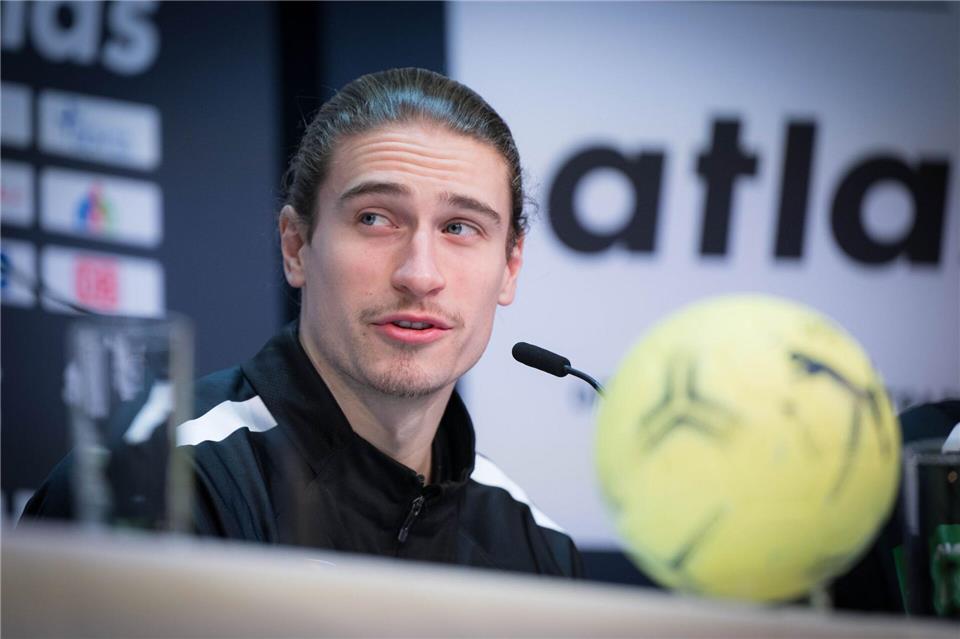 Hofft auf das Ende seiner Leistungsschwankungen bei der EM: Juri Knorr.Sina Schuldt/dpa