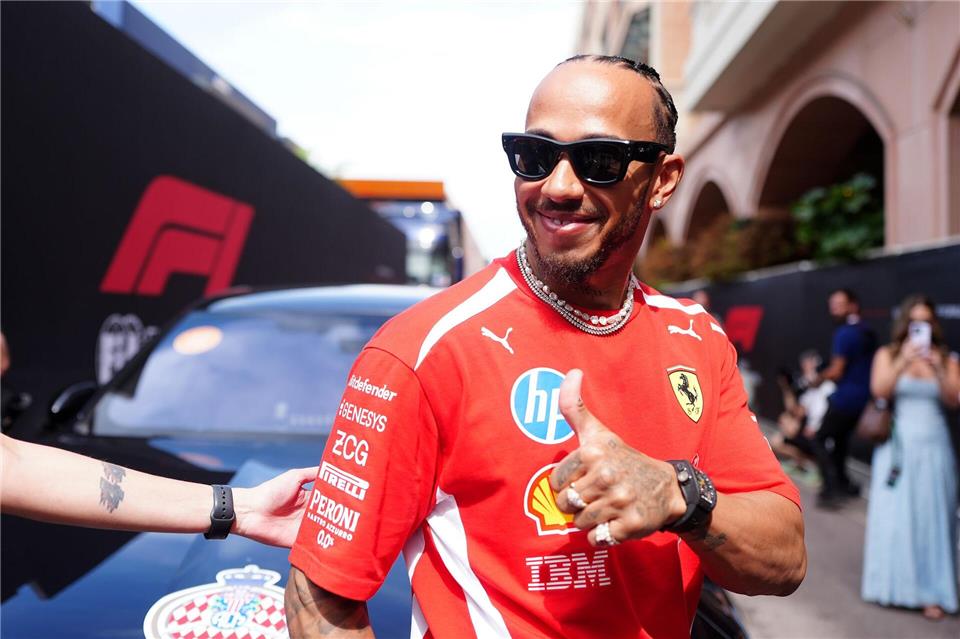 Hofft auf seinen ersten Ferrari-Sieg: Lewis Hamilton.David Davies/PA Wire/dpa