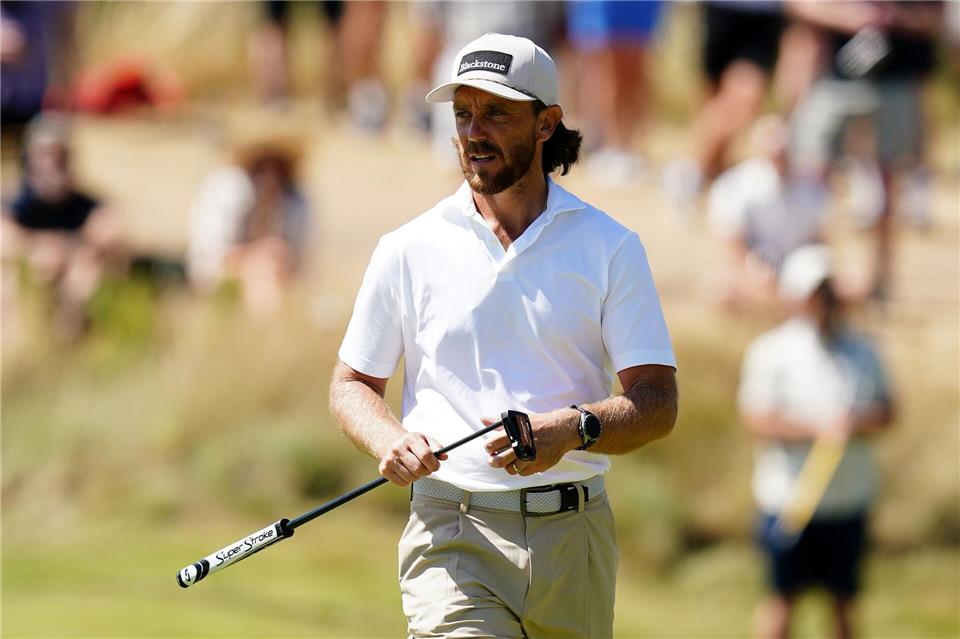 Hofft auf seiner ersten Major-Titel: Tommy Fleetwood.Jacob King/PA Wire/dpa