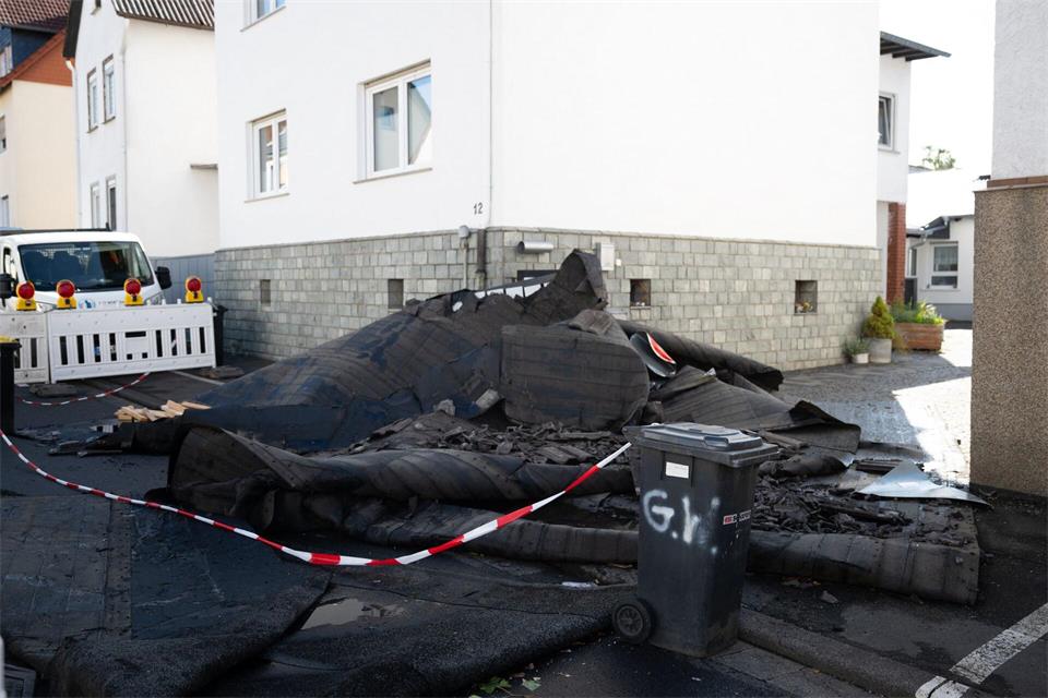 Hohe Schäden richtete der Tornado auch in Wetzlar an.Florian Wiegand/dpa