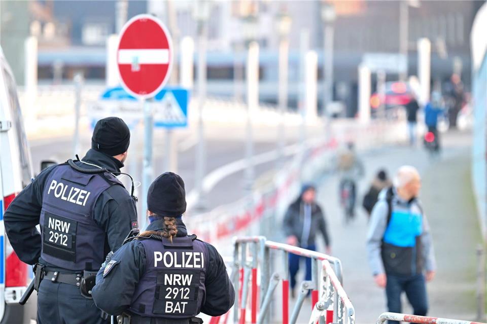 Hohe Sicherheitsvorkehrungen in Berlin.Sebastian Christoph Gollnow/dpa