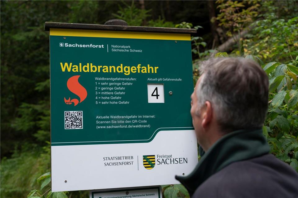 Hohe Waldbrandgefahr: keine Nächte und Feuer im Nationalpark. (Archivbild)Matthias Rietschel/dpa