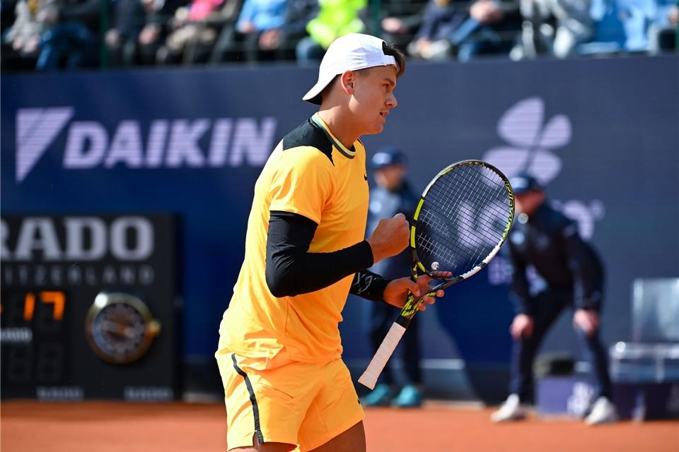 Holger Rune machte in München kurzen Prozess mit seinem Gegner Daniel Elahi Galan.