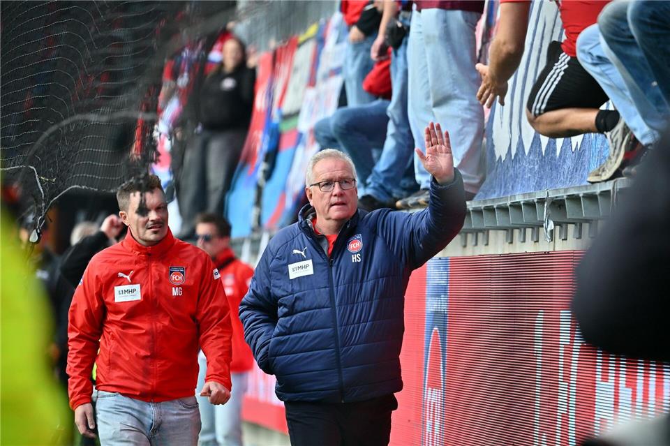 Holger Sanwald sieht den 1. FC Heidenheim gut aufgestellt.Jan-Philipp Strobel/dpa