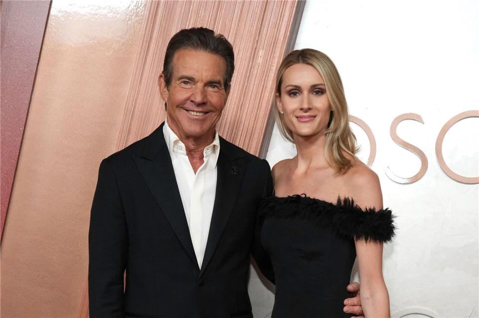 Hollywoodstar Dennis Quaid („The Day After Tomorrow“) war eigenen Angaben zufolge noch nie in seinem Leben mit jemandem so vertraut wie mit seiner vierten, fast 40 Jahre jüngeren Ehefrau. (Archivbild)Jordan Strauss/Invision/AP/dpa