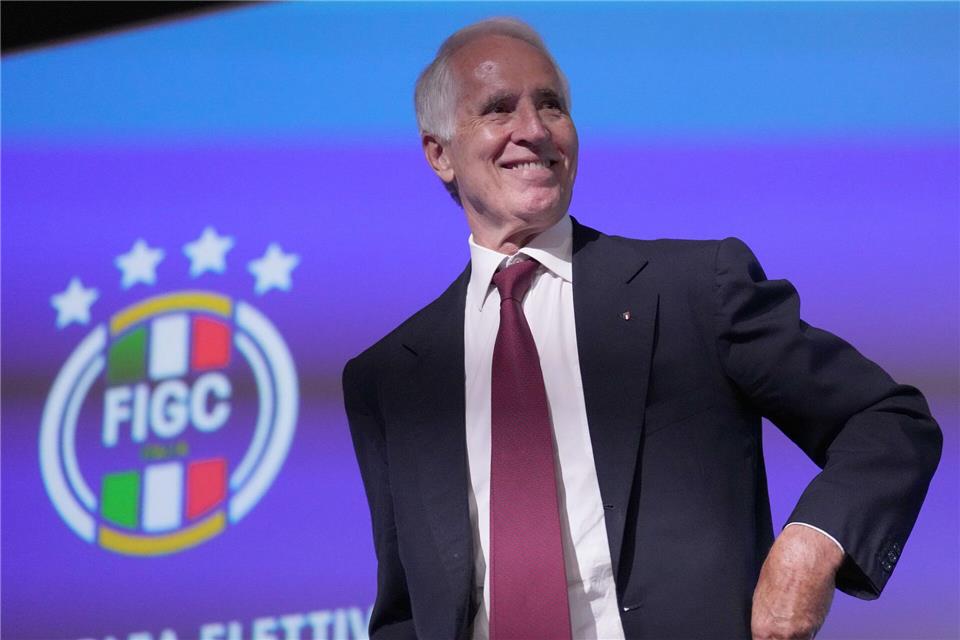 Holt er einen Ausländer als Trainer zur Nationalmannschaft? Der neue Verbandsboss Giovanni Malagò. Alfredo Falcone/LaPresse/AP/dpa