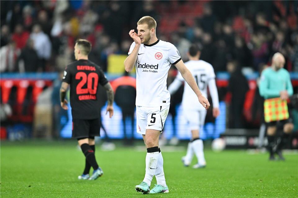 Verteidiger Hrvoje Smolcic verlässt Eintracht Frankfurt Hrvoje Smolcic verlässt Hessen. (Archivbild)Marius Becker/dpa