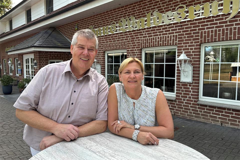Hubert und Diana Lüttgens sind zuversichtlich, einen Nachfolger für das „Haus Waldesruh“ zu finden.