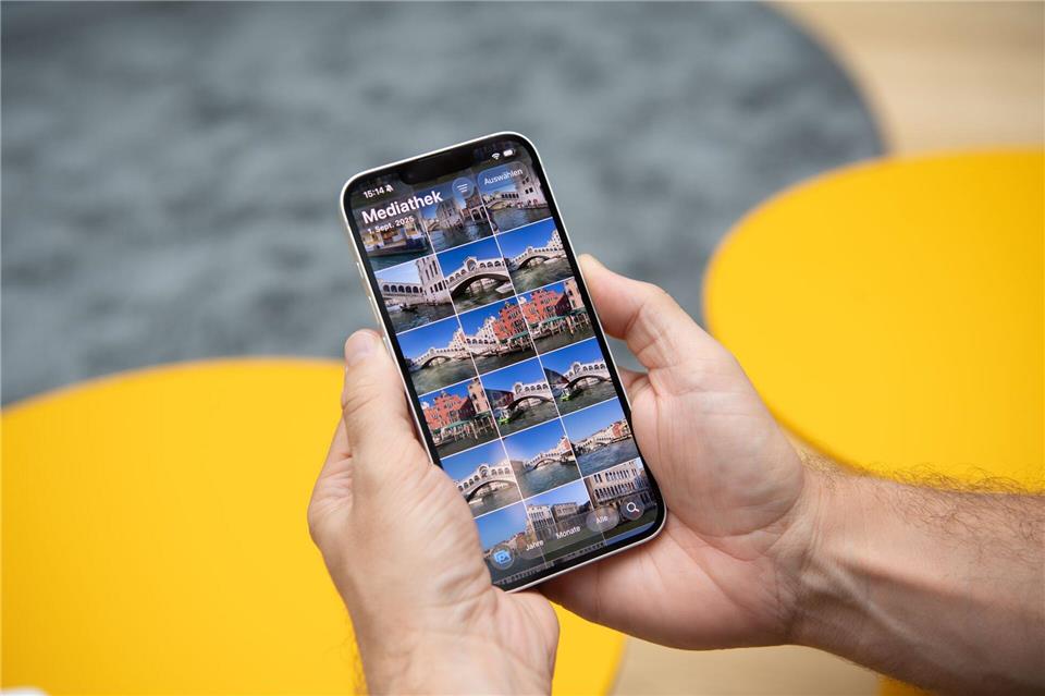 Hübsch, dieses Venedig: In der überarbeiteten Fotomediathek von iOS 26 lassen sich Bilder jetzt leichter sortieren und bearbeiten.Nico Tapia/dpa-tmn