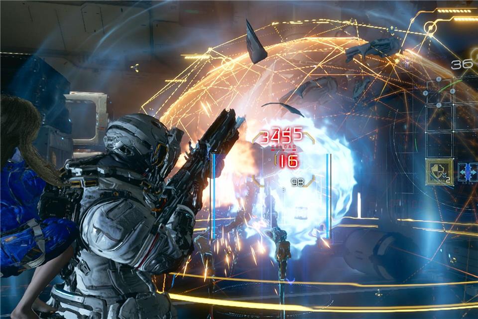 Hugh hat nur eine Waffe, die sich wieder auflädt. Alle anderen zerbrechen nach dem Gebrauch und ihr Einsatz sollte sorgfältig abgewogen werden.Capcom/dpa-tmn