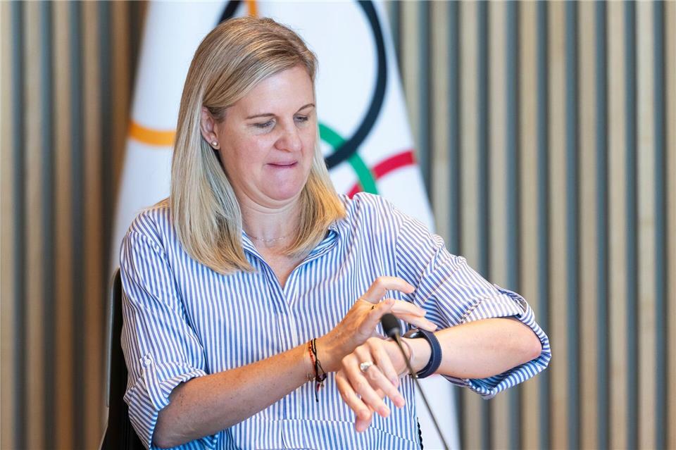 IOC-Chefin Kirsty Coventry will Olympia umbauen.Cyril Zingaro/KEYSTONE/dpa