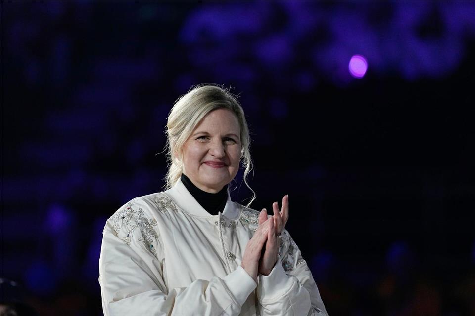 IOC-Präsidentin Kirsty Coventry lobt den italienischen Gastgeber. Natacha Pisarenko/AP/dpa