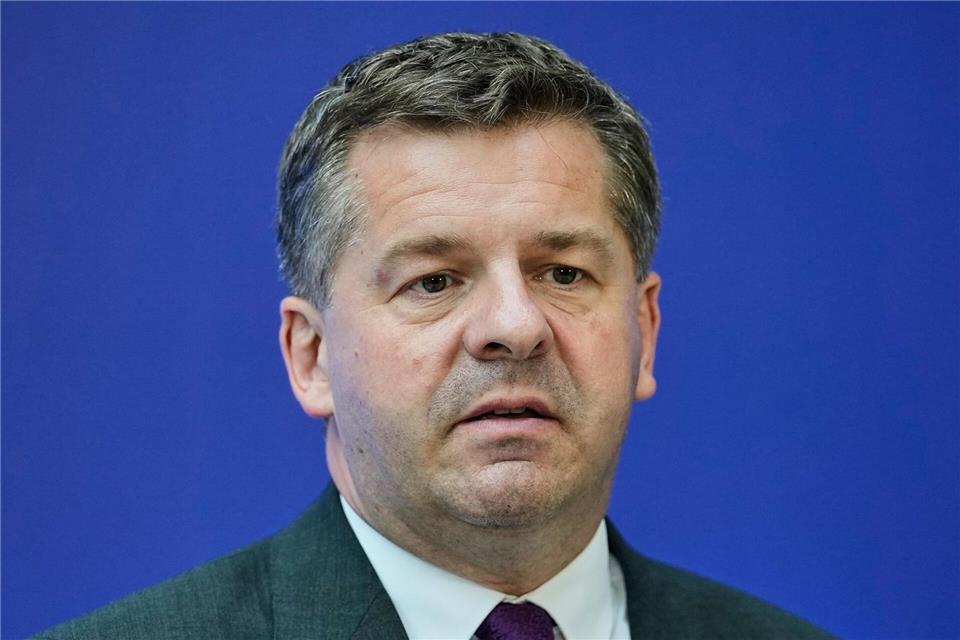 „Ich werde nicht zur AfD und nicht zur Linkspartei gehen und um Stimmen bitten“, sagte Sven Schulze (CDU). (Archivbild)Matthias Schrader/Pool AP/AP Photo/Matthias Schrader