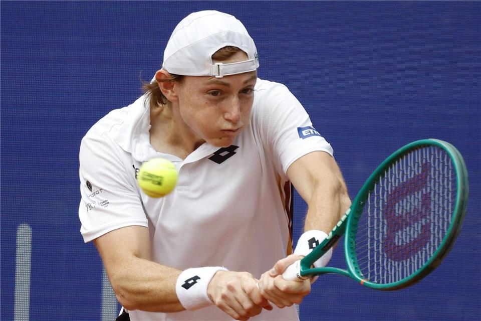 Ignacio Buse steht in Finale des Hamburger Tennis-Turniers.Georg Wendt/dpa