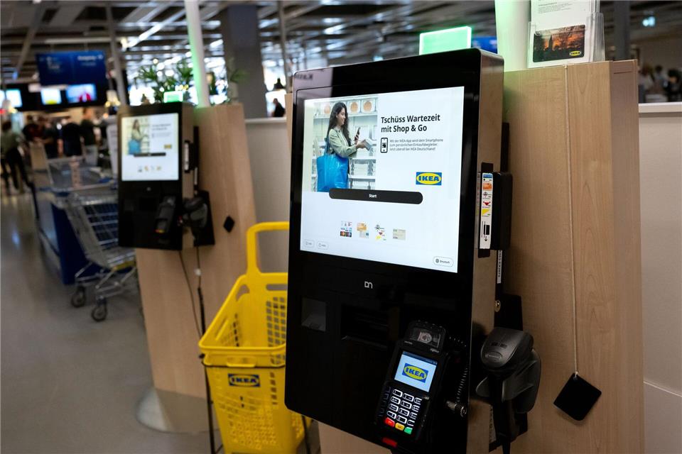Ikea nutzt SB-Kassen bereits seit 2008.Sven Hoppe/dpa