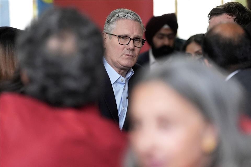 Im Abseits: Der britische Premierminister Starmer steht massiv unter Druck. Stefan Rousseau/PA Wire/dpa