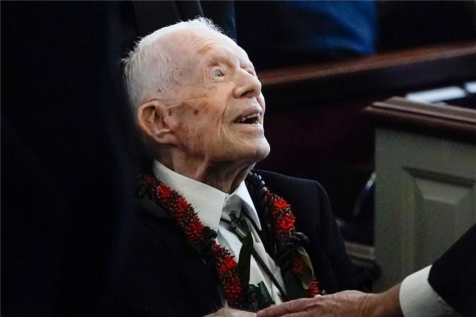 Im Alter von 100 Jahren gestorben: Jimmy Carter.Alex Brandon/AP Pool/dpa