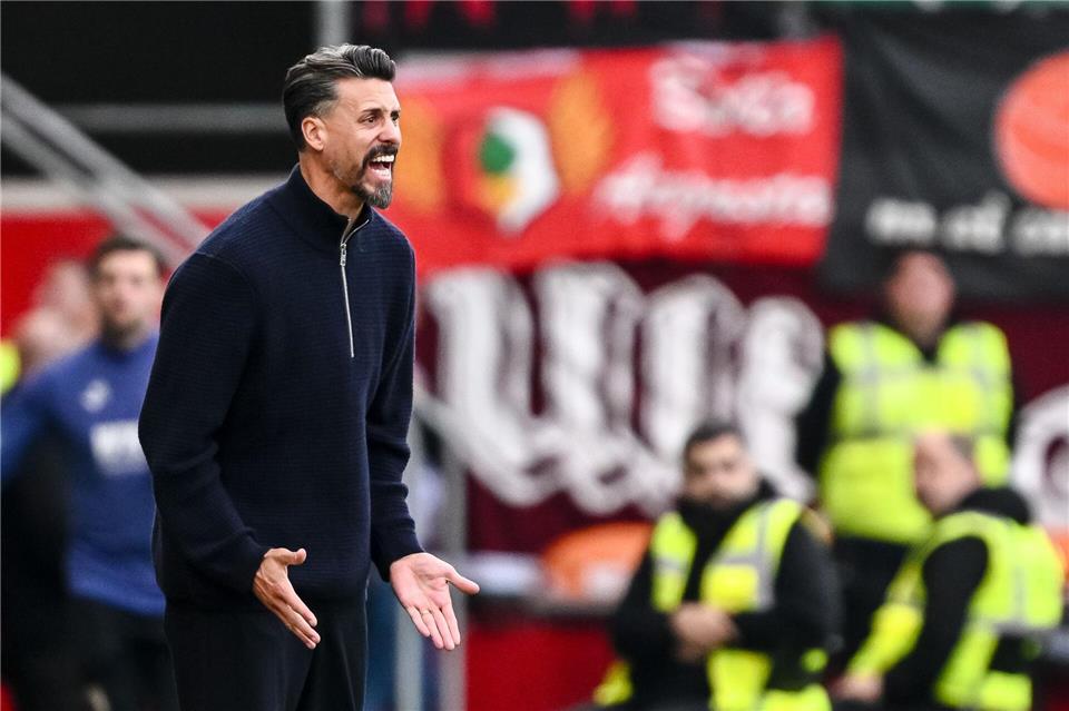 Krise statt Euphorie - Wagner steckt mit FCA im Abwärtstrend Im Angriff harmlos, in der Defensive anfällig - Sandro Wagner konnte mit seinen Augsburgern nicht zufrieden sein.Harry Langer/dpa
