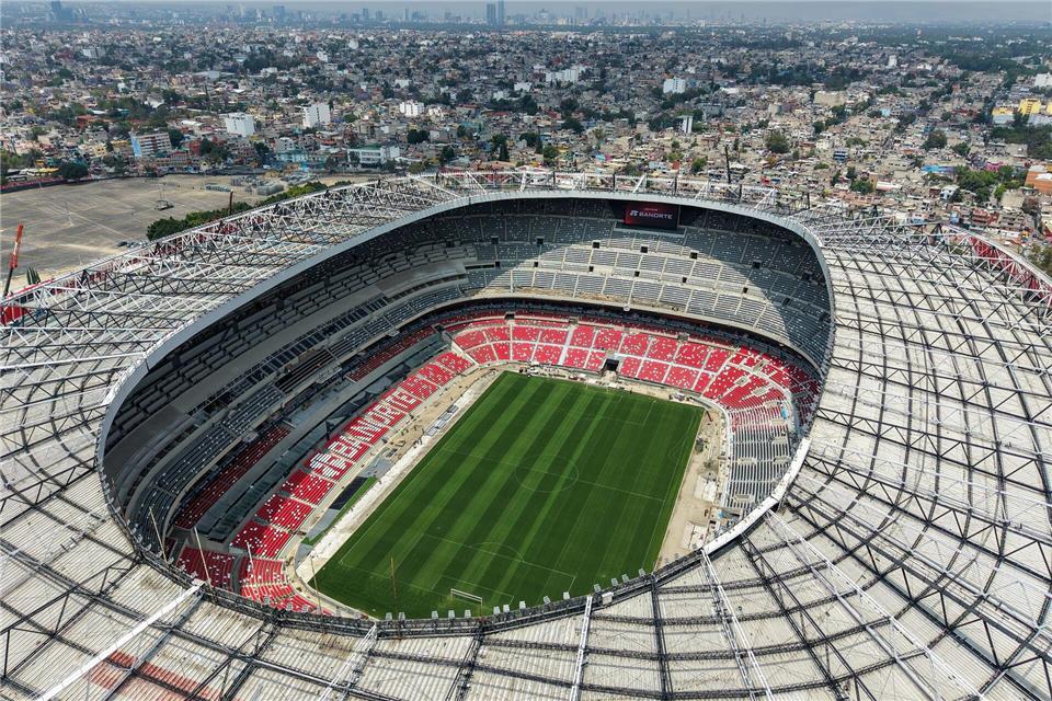 Im Aztekenstadion in Mexiko-Stadt findet das Eröffnungsspiel statt. (Archivbild) Carlos Santiago/eyepix via ZUMA Press Wire/dpa
