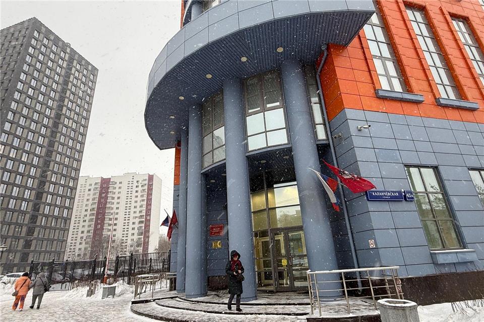 Im Basmanny Bezirksgericht in Moskau findet die Verhandlung gegen den deutschen Bildauer Jacques Tilly statt.Ulf Mauder/dpa