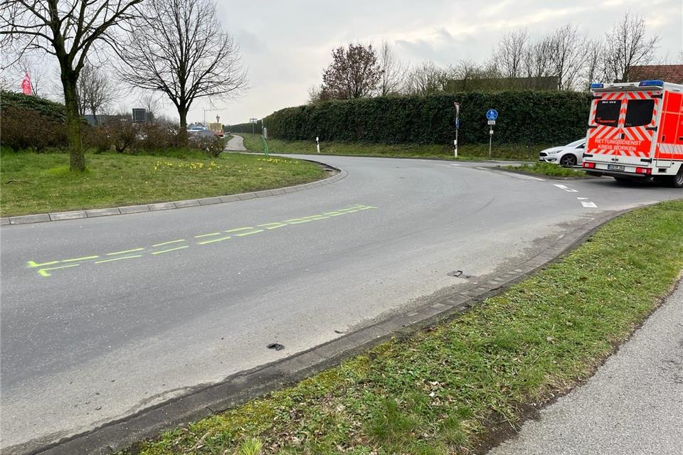 Im Bereich des Kreisverkehrs der Dorstener Straße stießen der Raesfelder und der Gelsenkirchener zusammen.