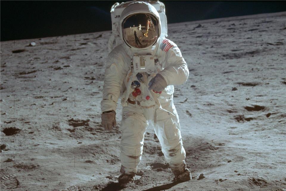 Im Dokumentarfilm Apollo 11 wurden bis dahin unbekannte Originalaufnahmen gezeigt. (Archivbild)Neil Armstrong/NASA/AP/dpa