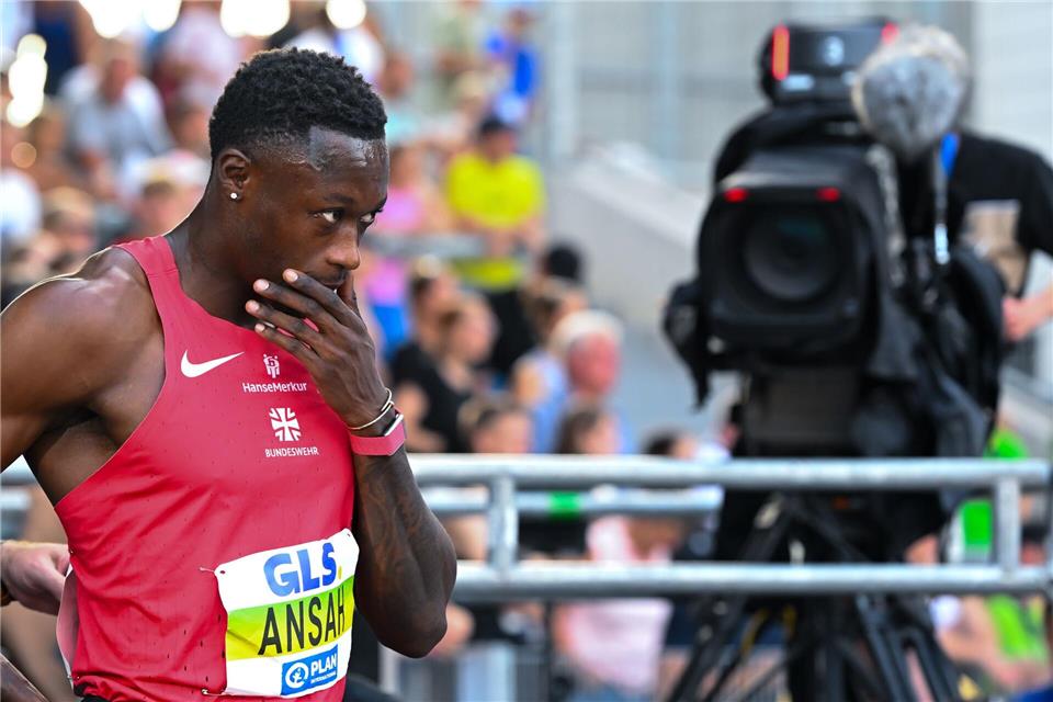 Im Fokus: Sprinter Owen Ansah. Sven Hoppe/dpa