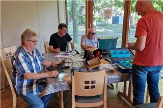 Im Haus der Begegnung in Velen hat das ehrenamtliche Team viel Platz zum Werkeln.