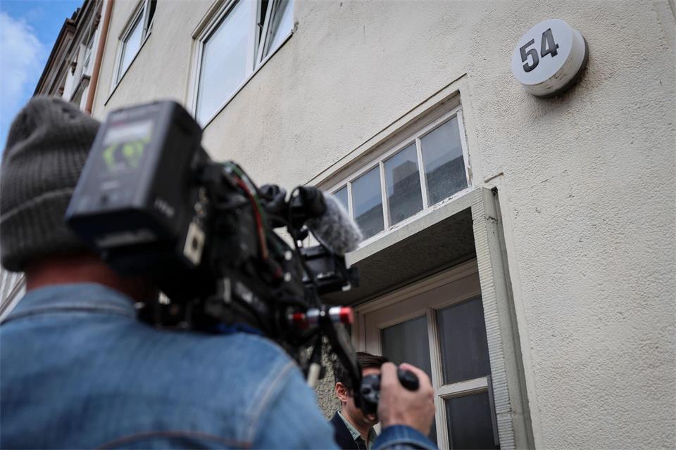 Im Haus in der Marienstraße 54 wohnten drei Mitglieder der Hamburger Terrorzelle.Christian Charisius/dpa