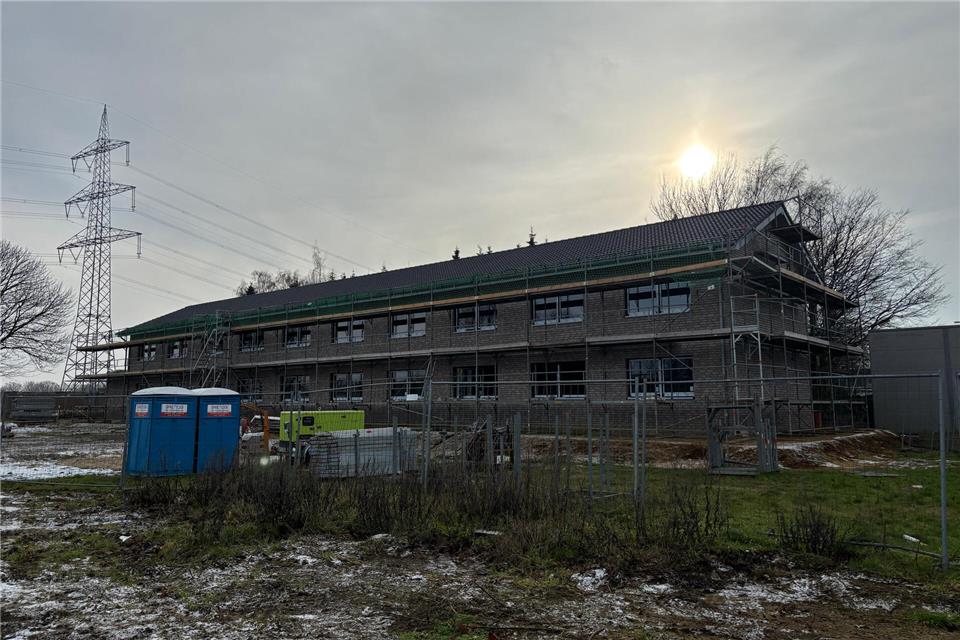 Im Herbst soll die Flüchtlingsunterkunft an der Rekener Straße fertig sein.