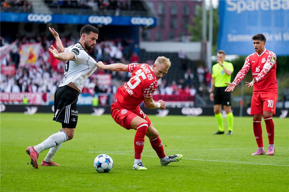 Im Hinspiel setzte sich Trondheim daheim mit 2:1 gegen Mainz durch. (Archivbild)Ole Martin Wold/NTB Scanpix/AP/dpa