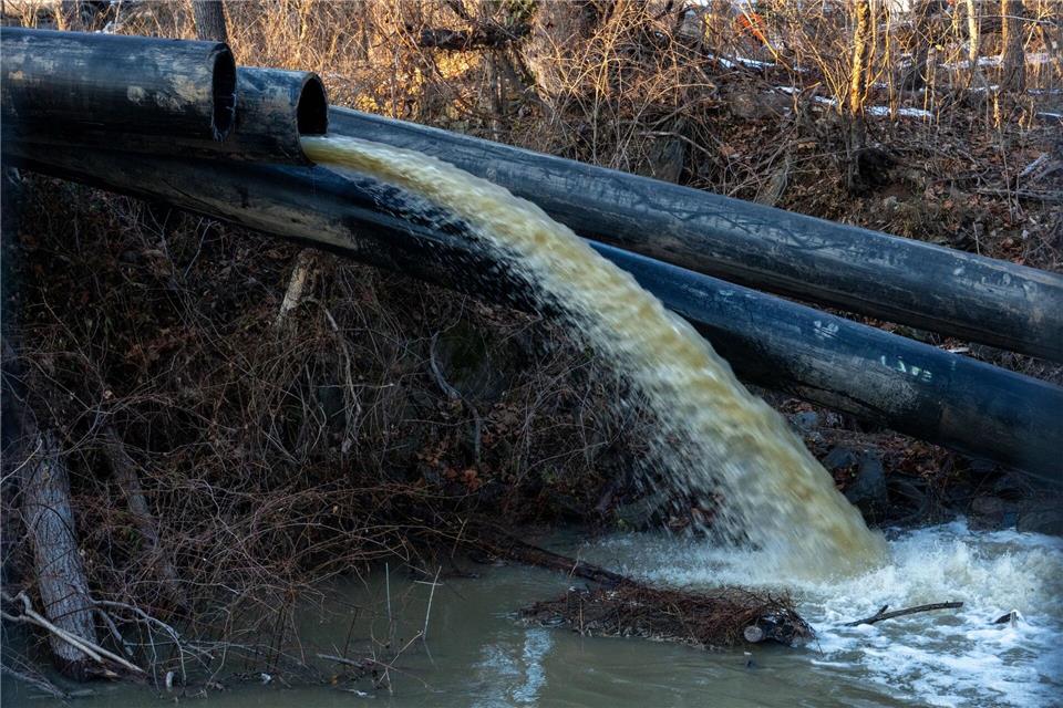 Im Januar kam es zu dem Bruch in der Leitung. Andrew Leyden/ZUMA Press Wire/dpa