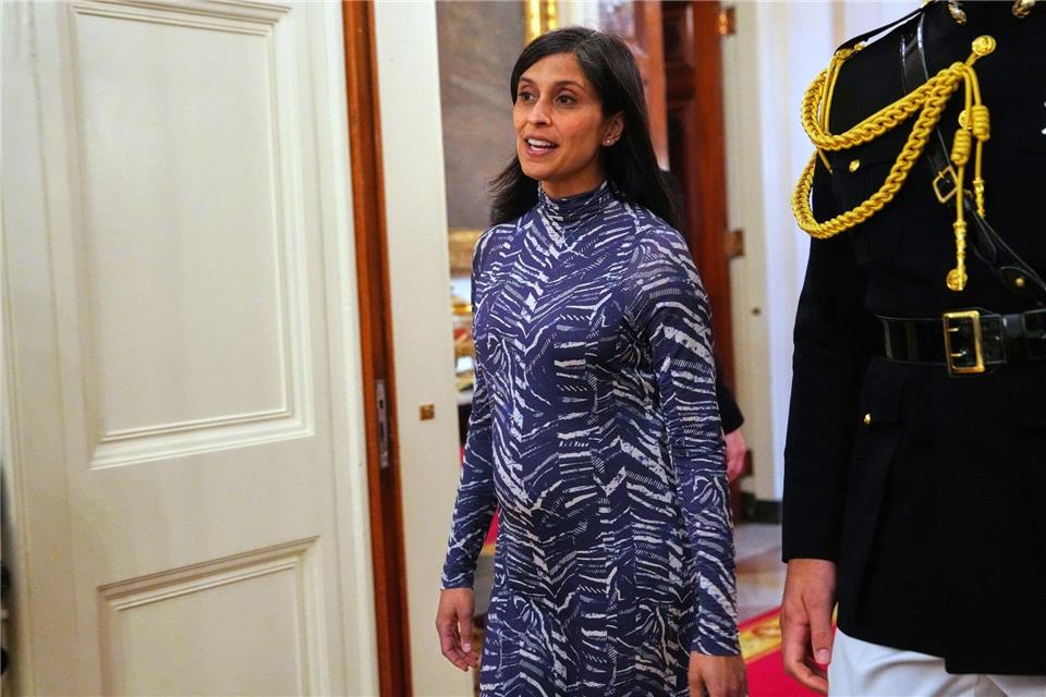 Im Januar machte das Ehepaar Vance die Schwangerschaft der Second Lady öffentlich - nun hat sie ihren Sohn geboren. (Archivbild)Julia Demaree Nikhinson/AP/dpa