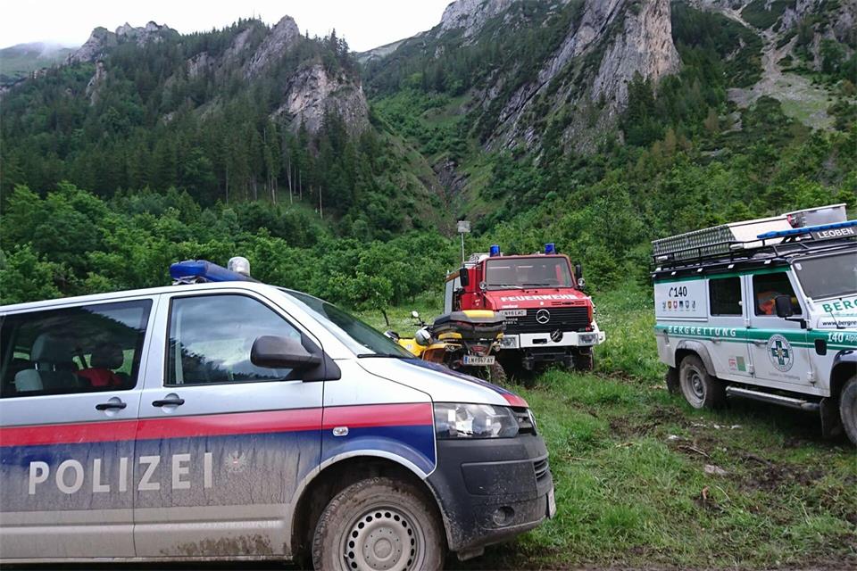 Im Kleinwalsertal wird seit zwei Tagen ein Wanderer aus Hessen vermisst.Roland Theny/Filmteam-Austria/apa/dpa