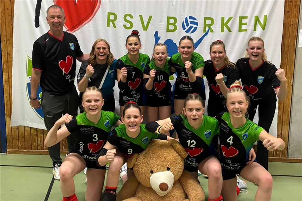 Im Kreise der 16 besten U14-Mannschaften der Republik behauptete sich der Vorjahrsdritte RSV Borken diesmal als Rangzehnter.