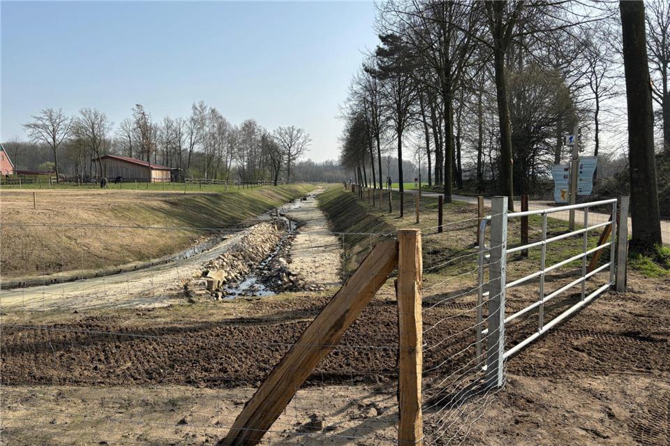 Im März liefen die Entwässerungsarbeiten für das Baugebiet Musekamp.