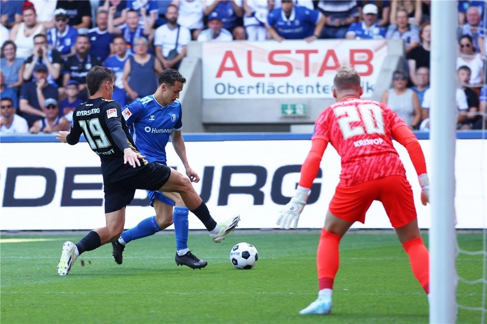 Im Magdeburger Angriff soll Martijn Kaars der Zielspieler sein.