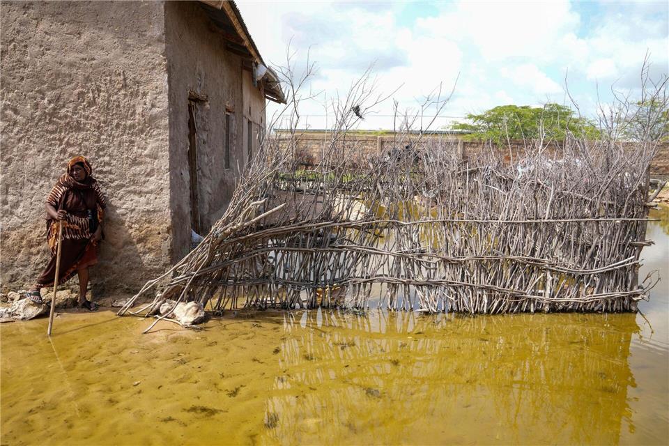 Im Oktober 2023 begannen die Regenfälle Kenia zu überschwemmen. Sie waren durch El Niño verschlimmert worden. (Archivbild)Brian Inganga/AP/dpa